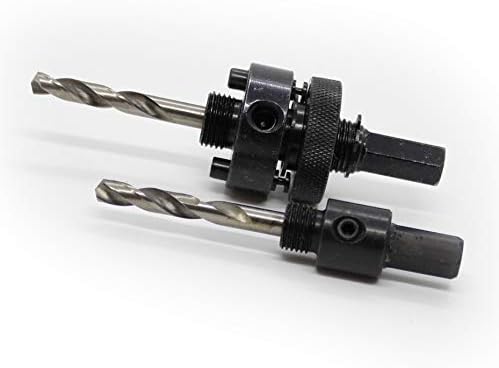KATSU Hole Saw Arbor Core Bit Arbor Holder Adaptor 2PCs to Fit Sizes 16mm to 152mm 122297, Black - Image 5