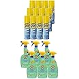 Zep Foaming Wall Cleaner Home Pro Multi-Purpose Foaming Bathroom Cleaner - ZUFWC18 18 oz (case of 12) & R53106 32 oz (Case of 6) - Removes Stains Without Damaging Finishes & Removes Soap Scum