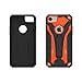 ZIZO Static Series for iPhone 8 Case Military Grade Drop Tested with Built in Kickstand iPhone 7 iPhone 6s Case Black Orange