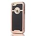 iPhone 7 Case (Rose Gold) Shock Drop Protection True Fit Shock Absorbing Hybrid Cover PC+TPU