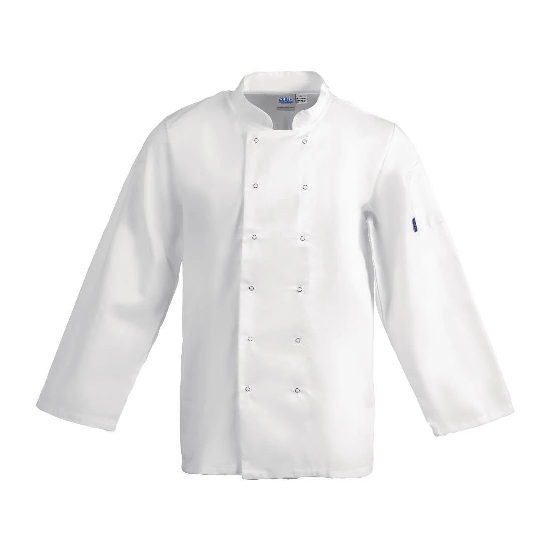 Whites Chefs Apparel A134-XS Vegas Chef Jacket, Long Sleeve, White