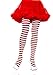 Leg Avenue Women's Size Plus Sriped Tights