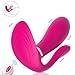 G-Spot Wearable Vibrator Butterfly Waterproof Vibrators Clitoris Masturbation Dildo Adult Sex Toys Invisible Wand USB Rechargeable Vagina Stimulator Massager with 9 Vibration Mode for Women Couples