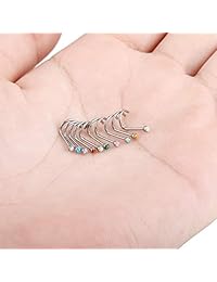 Xpircn 20G Stainless Steel Stud Nose Rings Nose Piercing Jewelry 4PCS-10PCS