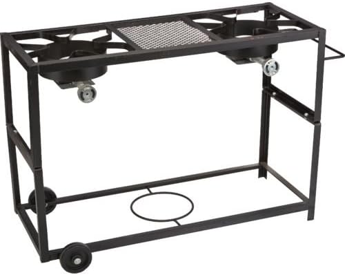 Outdoor Gourmet Double-Burner Fry Cart