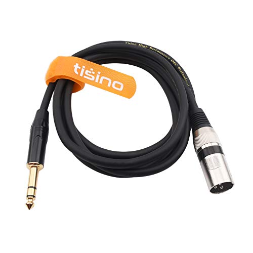 TISINO 1/4 Inch TRS to XLR Male Balanced Signal Interconnect Cable Quarter inch to XLR Patch Cable - - //medicalbooks.filipinodoctors.org