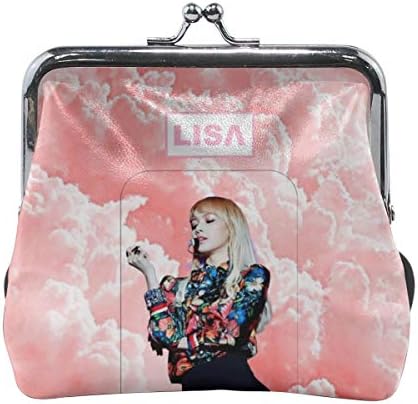 Blackpink Women Girl Cute Classic Exquisite Buckle Coin Purse Pouch Wallet