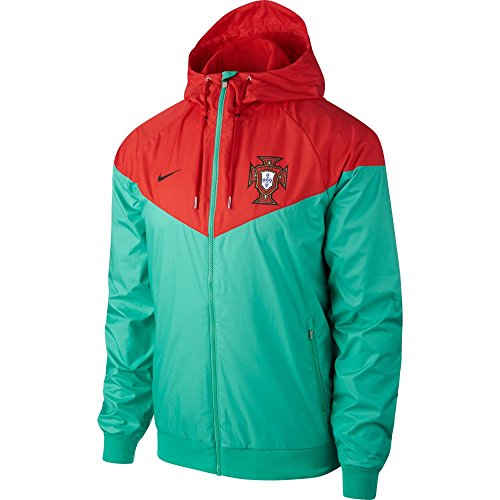 NIKE 2018-2019 Portugal Authentic Woven Windrunner Jacket (Green)
