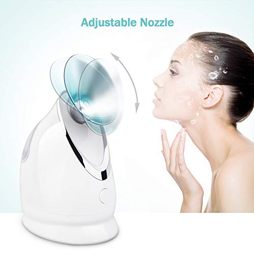 Facial Steamer EZBASICS Ionic Face Steamer for Home Facial, Warm Mist