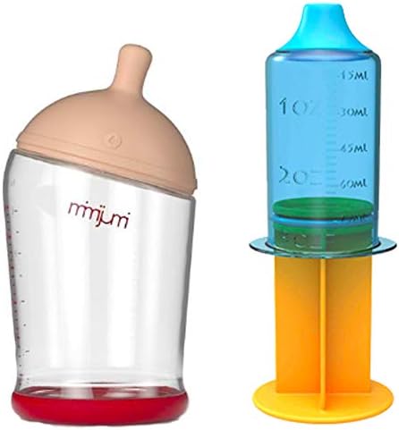 mimijumi and BabyComfy Hydration Kit: Breastfeeding Bottle and Hydrator