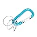 uxcell Columbia Blue Portable Key Ring Carabiner