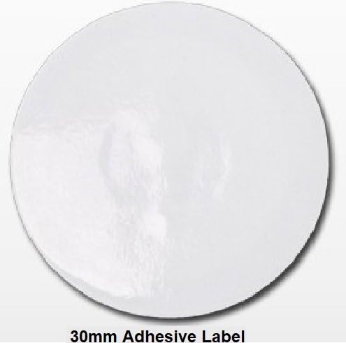 1K RFID Adhesive Label/Sticker - ISO 14443A - 13.56Mhz - 30mm (Pack of 50)