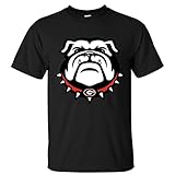 WOEO Men's Georgia Bulldogs (9) Cotton Short Sleeves T-shirts