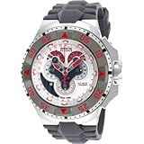 Invicta Men's 'Excursion' Swiss Quartz Stainless Steel and Silicone Casual Watch, Color:Grey (Model: 18561)