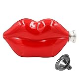 CNFLASK Lips Flask Stainless Steel Lips Shaped Hip