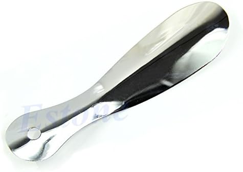 Durable Stainless Steel Shoe Horn Lifter Shoehorn Long Shoespooner Spoon 19cm