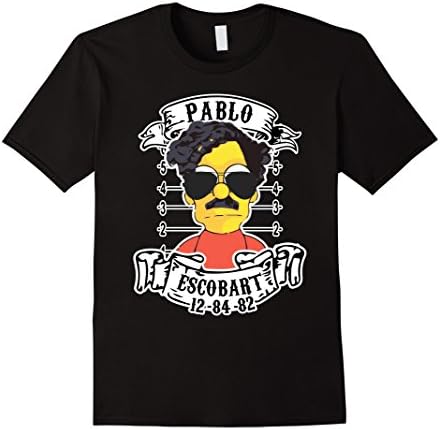 Men's Escobart Merchandising Apparel Pablo Mugshot T-Shirt XL Black