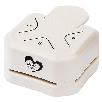 Eck-Stanzer'Eckenabrunder', 3 in 1 für Abrundungen | Locher für Papier | Eckenabrunder: Ecken einfach abrunden | Runde Ecken 