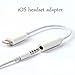 [Apple MFi Certified] for iPhone Lightning to 3.5mm Headphone Jack Adapter Female Audio Connector Compatible with iPhone Xs XR 8 7 Plus ipad, Support Music Control & Calling Function & iOS 12-Whitethumb 2