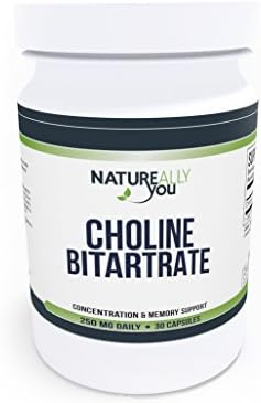Natureally You® - Choline Bitartrate Dietary Supplement for Concentration &amp; Memory Support