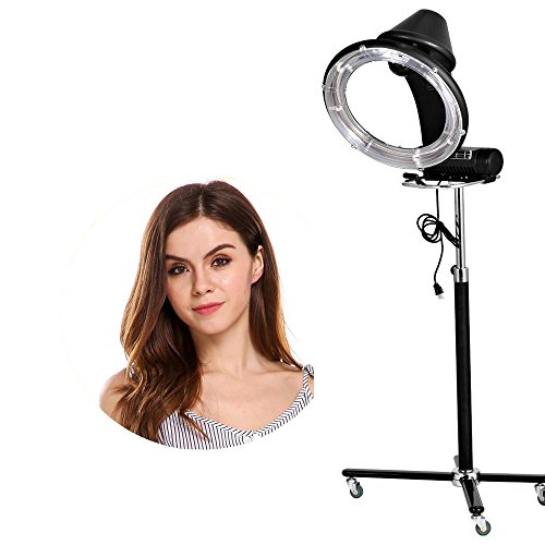 Hindom Professional Salon Hair Steamer with Rolling Floor Stand, 110V