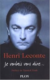 Je voulais vous dire