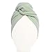 Aquis Microfiber Hair Towel, Celadon (19 x 39-Inches)