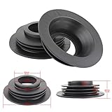 TOMALL 35mm Rubber Dust Cover for LED Headlight Conversion Kit