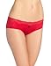 Maidenform Women's Comfort Devotion Embellished Hipster Panty, Camera Red/Black, Medium/6