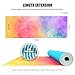 AIMERDAY Premium Print Yoga Mat Extra Thick 1/4″ Non Slip Eco Friendly High Density Anti-Tear 72 x 24 Inch Fitness Exercise Mat Floor Pilates Workout Mat for Yoga with Carrying Strap & Bag 6mmthumb 3