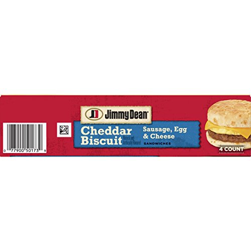 Jimmy Dean Cheddar Biscuit Sandwich, 4 Ct (frozen)