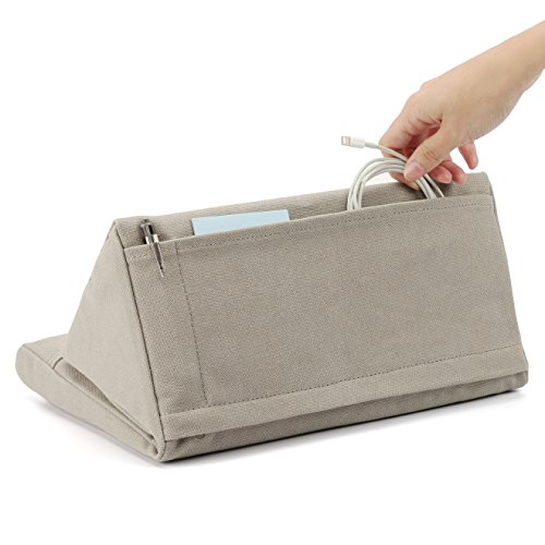 IPEVO PadPillow Stand for iPad Air & iPad 4/3/2/1Nexus/Galaxy - Light Khaki (MEPX-07IP) - Thumbnail 6