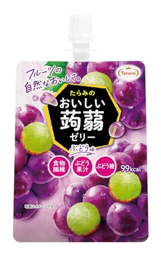 たらみ おいしい蒟蒻ゼリー ぶどう味 150g（1箱 6個入）