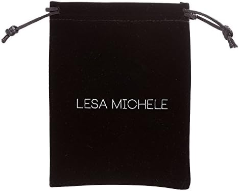 Lesa Michele Womens Cubic Zirconia Lever Back Earrings in Rose Gold over Sterling Silver