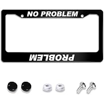URCustomPro Funny License Plate Frame - 'I'm Not Spoiled My Husband Just Loves Me' Metal Tag Frame - View #2