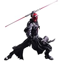 Siyushop Star Wars Variant Play Arts Kai Darth Maul PVC Painted Action Figure - Alien War Action Characters - Equipped with Weapons and Replaceable Hands - High 25CM
