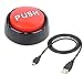 USB Sound Button-Make Your Own Button By Uploading Audio Files Direct - Fits 100+ Recordings Easy-Top Recordable Quality Playback-Funny Novelty Office Desk Gag Gift- BATTERY+USB CABLE INSIDE