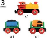 BRIO World Battery Operated Action Train Motorised Wooden Engine 3+ view 3