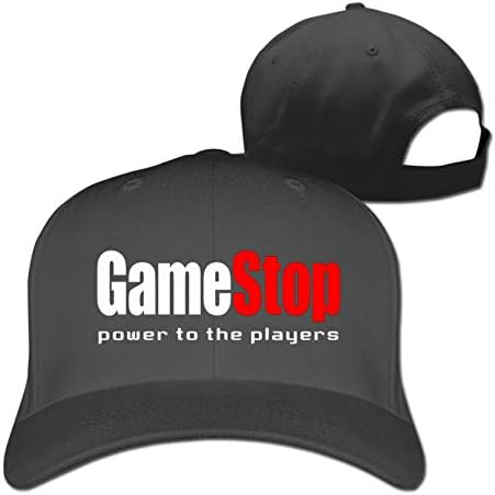 Game-Stop Baseball Cap Sun Hat Golf Hat,Adjustable Breathable Trucker Hat for Men and Women Black Game-Stop Baseball Cap Sun Hat Golf Hat,Adjustable Breathable Trucker Hat for Men and Women Black