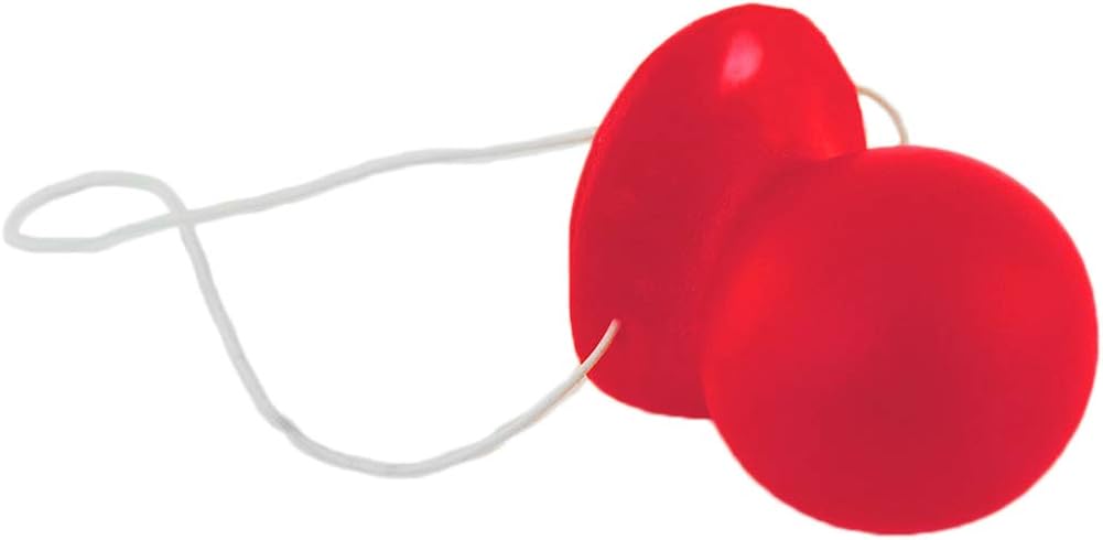 Red Honking Squeaking Clown Nose with Elastic