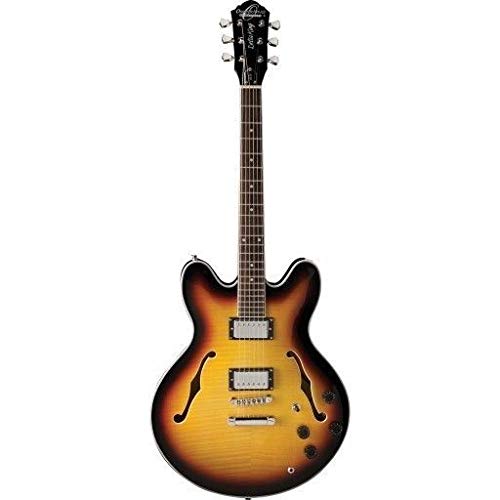 Oscar Schmidt OE30 Semi-Hollow Electric Guitar - Tobacco Sunburst