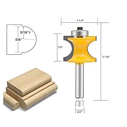 LEATBUY 1/2 Inch Shank Bullnose Router Bit