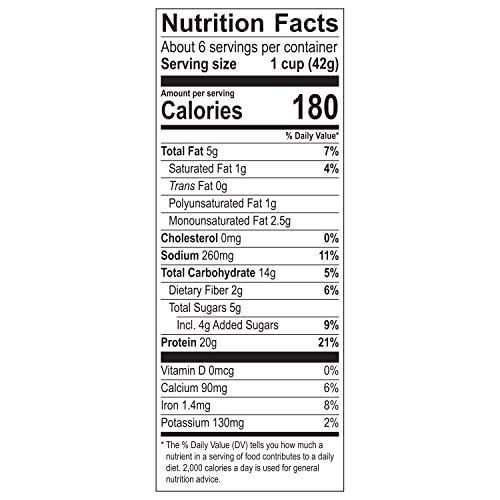 PREMIER PROTEIN CHOCOLATE ALMOND CEREAL, CHOCOLATEY PROTEIN BREAKFAST CEREAL FLAKES WITH SLICED ALMONDS, CONTAINS 20G OF PROTEIN PER SERVING, 9 OZ BOX