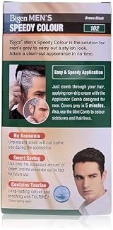 Bigen Men Speedy Colour 102 Brown Black - 5 Minute Grey Coverage Hair Dye view 3