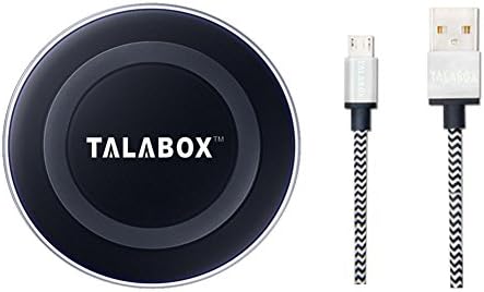 TALABOX Qi Wireless charger,wireless charging pad for Samsung Galaxy S6,Galaxy S6 Edge,Note5,Note4,Nexus7,Nokia Lumia 920,LG Optimus Vu2,HTC 8X and All Qi-Enabled Devices - 1 YEAR Warranty - (Sum-B)