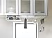YAMAZAKI 1 tier home 2443 Shelf Storage Rack-Cabinet Organizer, One Size, White