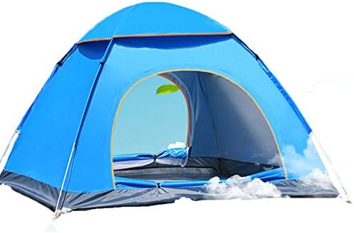 Portable Lightweight Automatic Pop Up Beach Tent UV Protection Beach Sun Shade for Outdoor Activities with Easy Carrying Bag and Wind Resistant(blue s)