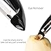 Peeler Vegetable Fruit Peelers Set Y Peeler Razor-sharp Stainless Steel Blade with Comfy Ergonomic Grip Silicone Handle with Versatile Straight Serrated Julienne Blade Peeler 3 Pack