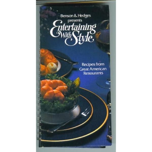 Benson And Hedges Recipes From Great American Inn Cookbook Vintage Australia