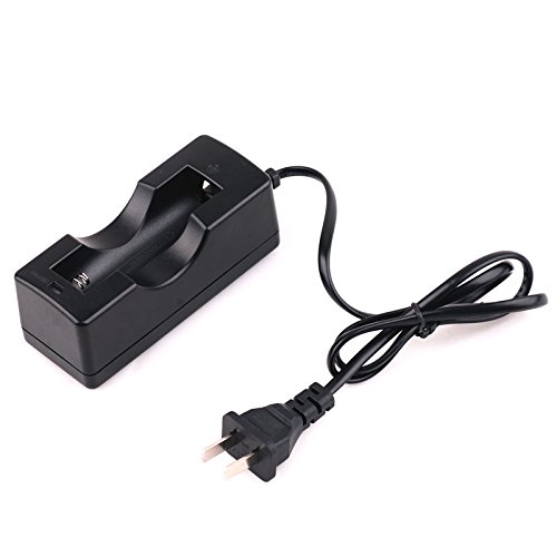 CISNO Tactical Flashlight L2 LED 1000 Lumen Battery and Charger Included with Quick Release Offset Mount Pressure Switch for Rail, Hunting Outdoor Matte Black